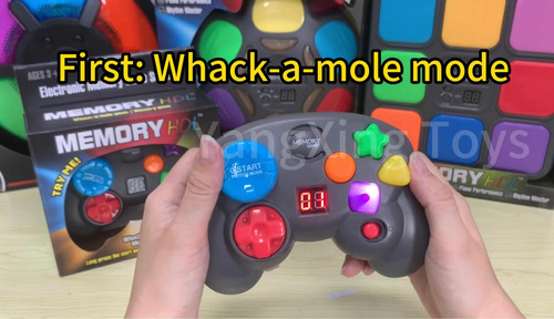 Juego De Memoria Electrónico Whacka-mole Adultos Y Niños