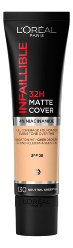 Base De Maquillaje Infaillible 32h Matte Cover L'oréal Paris