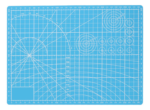 Tabla De Cortar A4, Tapete De Pvc De Doble Cara, Líneas De R