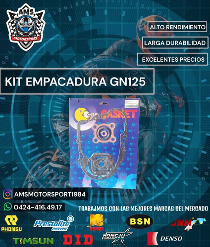 Kit Empacadura Gn125