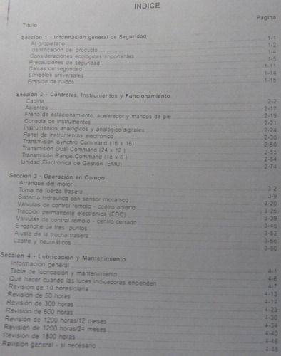 Manual Del Operador New Holland Tm135 Tm150 Tm165