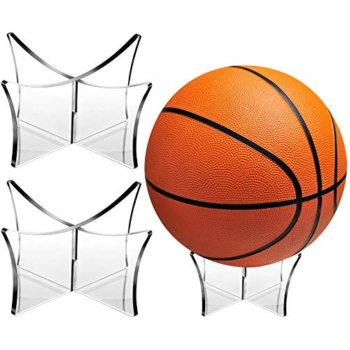 3 Piezas De Baloncesto Stand Holder Football Stand Ball Disp