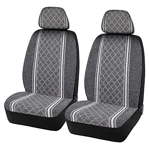 Road Comforts Baja Blanket Seat Covers Gray Diamond Bucket S