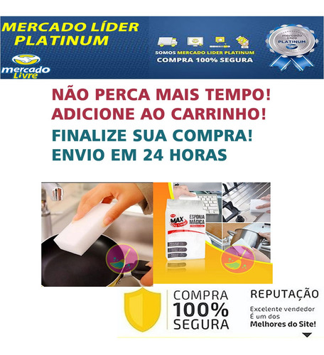 Imagem 8 de 8 de Kit Esponja Mágica Limpeza Tira Manchas Pesadas Bucha 15 Und