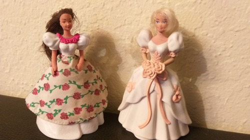Lote De Dos Barbies Mcdonalds 1995, Mexicana Y Novia (Usado)