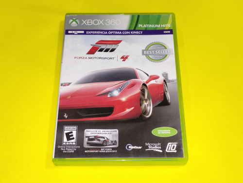 Forza Motorsport 4 Xbox 360 Con Disco De Contenido Extra (Usado)