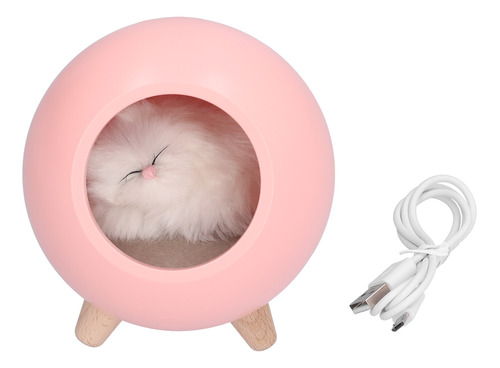 Bonita Luz Nocturna Led Cat Touch Con Cable Usb Recargable