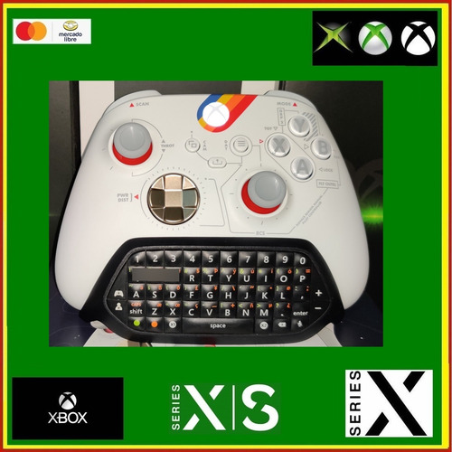 Teclado Microsoft Xbox One Series X Chatpad Negro Control (Reacondicionado)