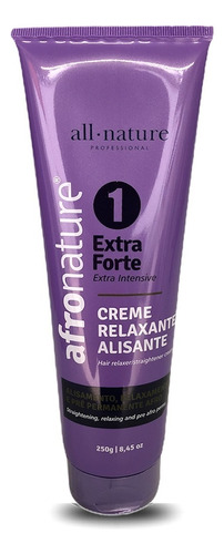 Creme Relaxante Afro Nature Força 1 Extra Forte All Nature Fragrância Do Tratamento Amônia Cor De Cabelo Todas