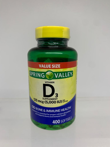 Vence Jun2023 D3 125mcg 5000iu - 400 Softgels