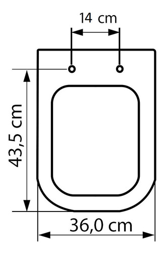 Assento Deca Piano Resina Termofixa Soft Close Fosco Tupan