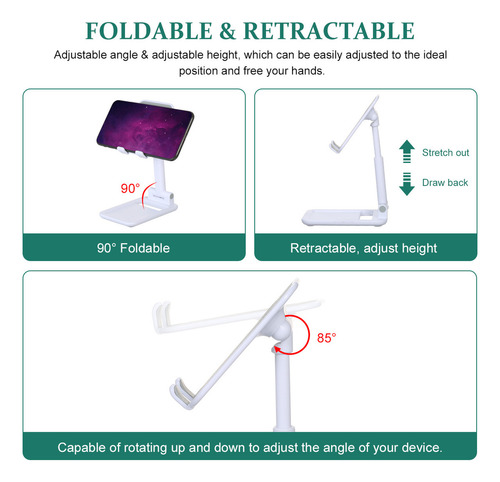 Soporte Portátil Ajustable For Teléfono/tableta For 4 A 10