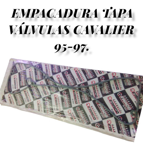 Empacadura Tapa Válvulas Cavalier Tapa Rayada. 95-97.