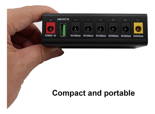 Com Guitarra Power Moskyaudio Pedal Supply De 6 Canais