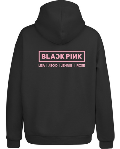 Sudadera Black Pink Kpop Corazón Logo Integrantes