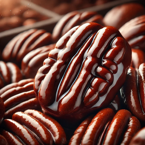 Nuez Pecan En Baño De Reposteria Sin Tacc La Reina Bolsa 70g