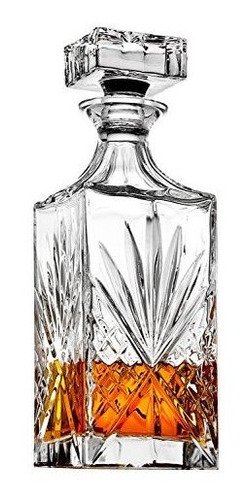 Whisky Decanter Para Licor Scotch Bourbon O Vino Incluye 2 V