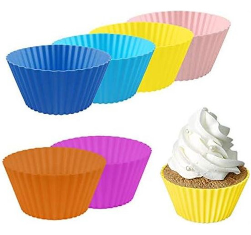 Mini Pan De Muffins Tvoip Moldes De Cupcake De Silicona 2 24