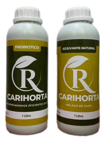Kit E.m Microrganismos Eficientes 1lt + Melaço De Cana 1lt