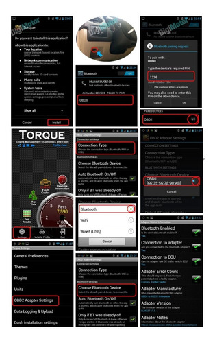 Imagen 4 de 4 de Scaner Automotriz Launch Lector Codigo Obd Tester Bluetooth
