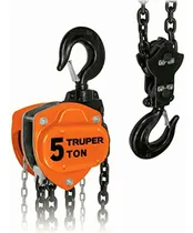 Comprar Truper Pol-5, Polipasto De 5 Ton Con Sistema De Frenado Con