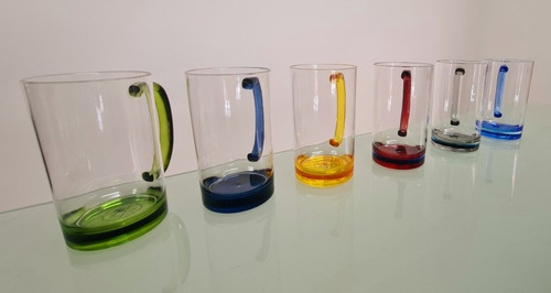 Imagen 3 de 4 de Pack De 6 Vasos Para Cervezas Y/o Refrescos. De Melamina.