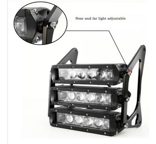 Motocicleta De Niveles Led Modificados Para Msx125 Negro
