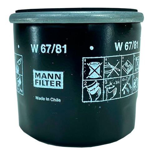 Filtro De Aceite Mann Filter W 67/81
