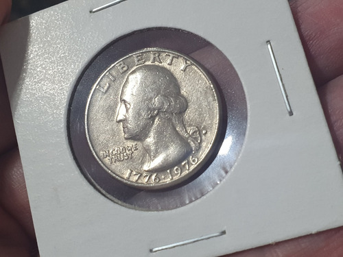 Moneda 25 Centavos Quarter Denver 1776 - 1976 Independencia