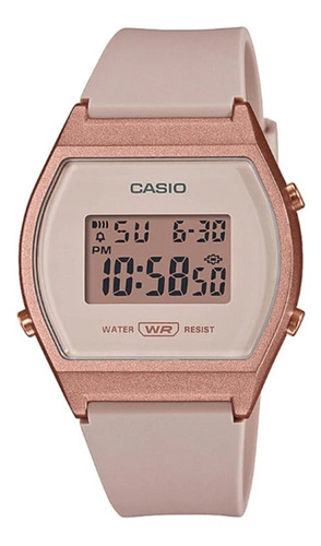 Reloj Casio Digital Dama Lw-204-4acf Color de la correa Rosa pálido Color del bisel Rosa pálido Color del fondo Rosa pálido