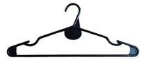 Comprar Percha Plastica Adulto Reforzada 41 Cm Negra X 50 Unidades
