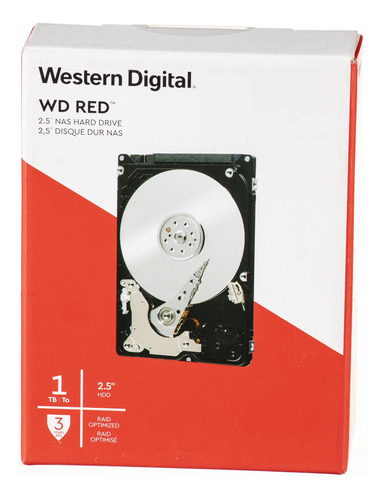 Wd 1tb Red 5400 Rpm Sata Iii 2.5  Internal Nas Hdd (retail)