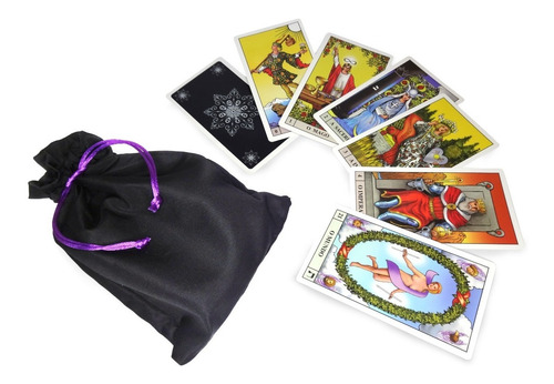 Imagem 4 de 10 de Tarô De Waite 78 Cartas + Manual + Brinde Saquinho