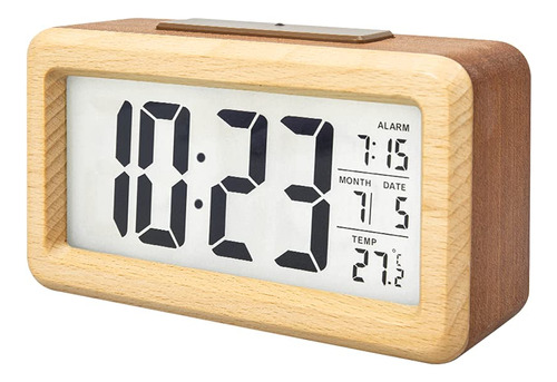 Reloj Despertador Digital Con Pilas Reloj Digital Lcd De