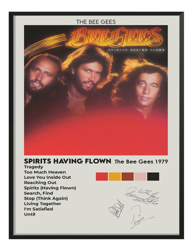 Cuadro The Bee Gees Spirits Having Flown C/ Firma