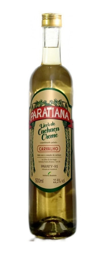 Cachaça Paratiana - Licor De Cachaça Creme 500ml
