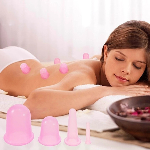 7 Tazas De Silicona Anticelulitis Facial De Vacío