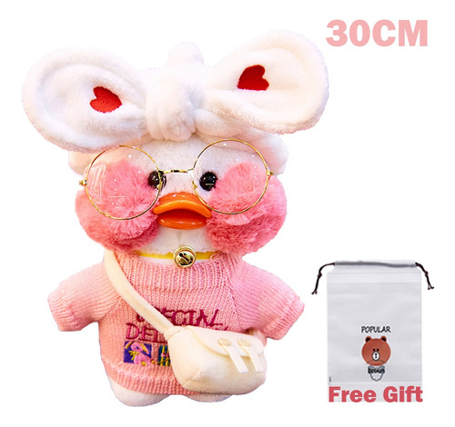 Peluche De Pato Lalafanfan Con Accesorios+regalo