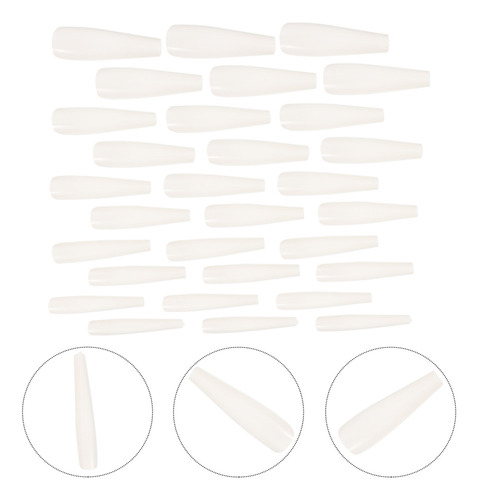 Pegatinas Trapezoidales Para Uñas Postizas 500
