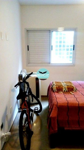 Imagem 9 de 28 de Apartamento Para Venda Com Vista Para O Mar No Embaré - Santos - Em119 - 32392906