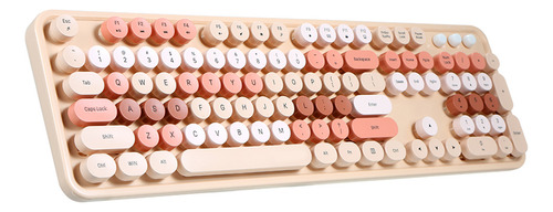 Teclado De 104 Teclas Sweet Mouse Combo Mixed Color 2.4g