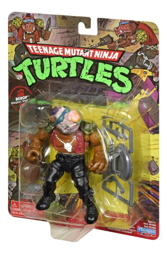 Tmnt Tortugas Ninja Bebop Línea Clásica Figura De 4 (Usado)