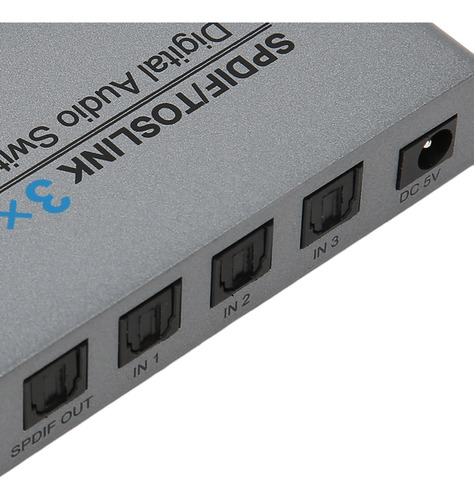 Sonido Digital Spdif Para Control Remoto Óptico Toslink De 3