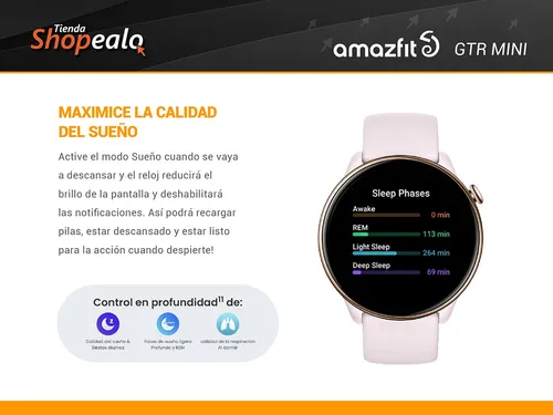 Amazfit gtr sueño sale
