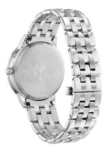 Reloj Citizen Eco Drive Calendrier Para Mujer Original Color de la correa Plateado Color del bisel Plateado Color del fondo Azul acero