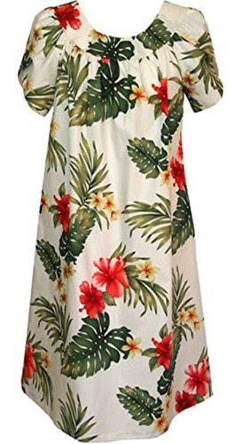 Rjc Women  S Tropical Summer Hibiscus Muumuu Dress