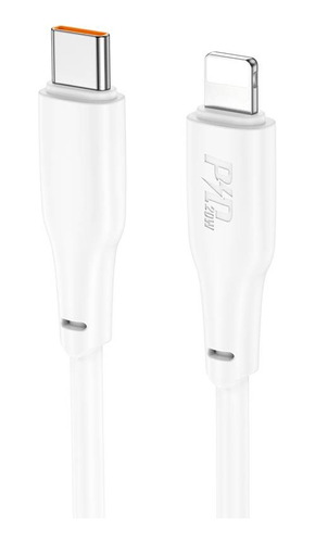 Cable Hoco X93 Force Pd 20w Usb C A iPhone 1m Blanco 