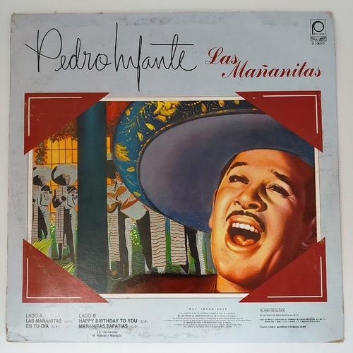 Pedro Infante - Las Mañanitas Lp