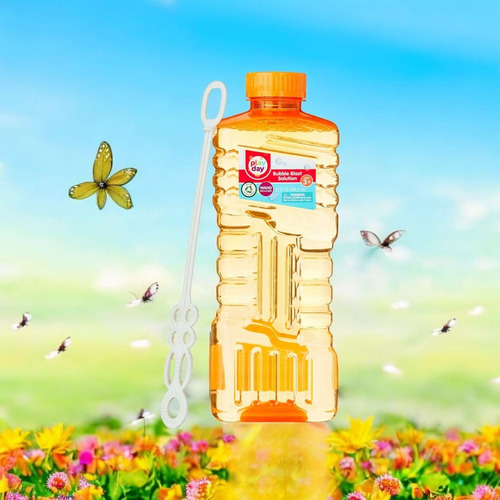 Jabon Liquido Solución Para Burbujas 1l Gigantes Y Pequeñas