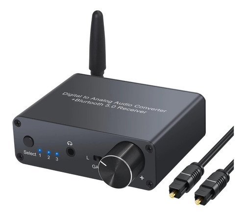 Conversor Audio Digital A Analógico 192khz Bluetooth Gain